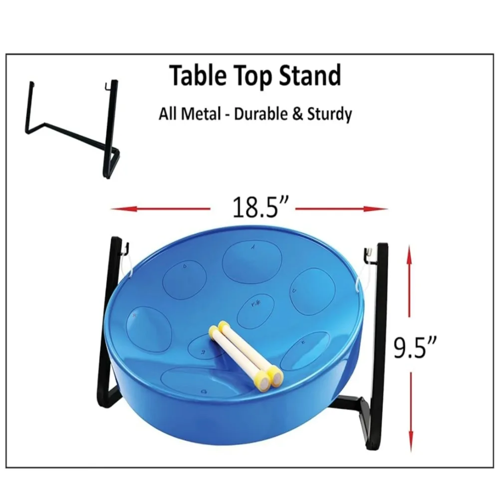 16 inch Classic Blue Handmade Trinidad Drum in China Authentic Pan Ready to Play Kit Percussion Instrument for kids