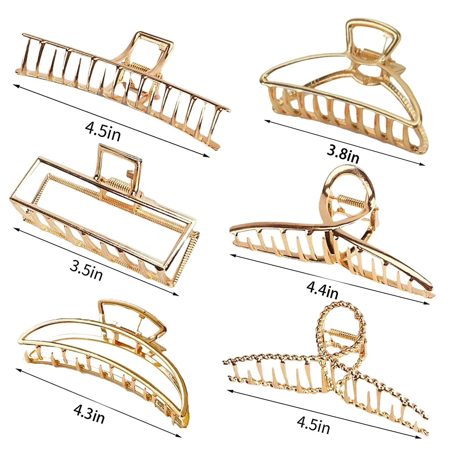 Mini Thick Small Claws Custom Set Wholesale Clip Large Claw Clips For Women Thin Hair Claw