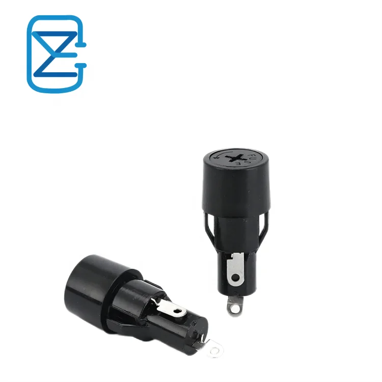 High Quality MF528 Casette Fuse Holder 5X20MMFuse Holder Inline PCB 5x20 Mini ATO Blade  Glass Fuse Holder