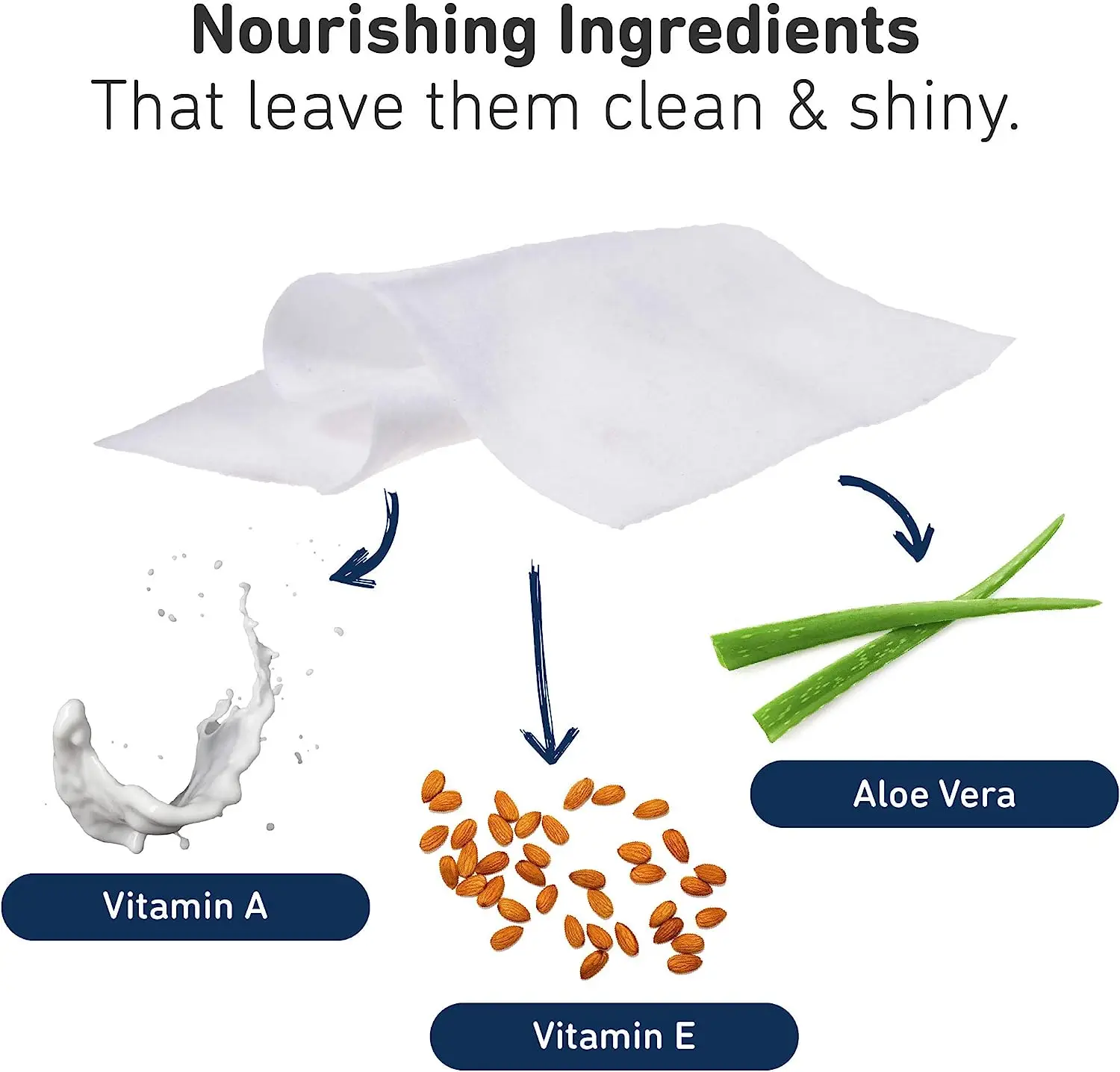 Travel Packing Quick Bath Dog Towelettes Large Pet Grooming Wipes for Paw Body Clean