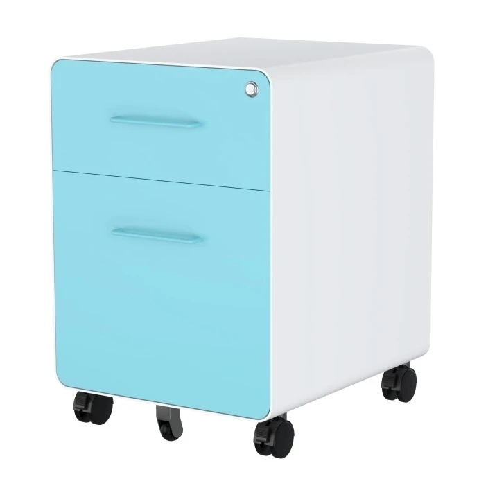 Round storage cabinet mobile metal pedestal for storage metal cabinet with wheels armario metalicos con ruedas