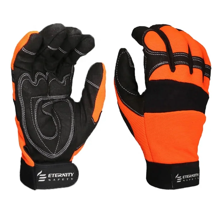 ENTE SAFETY Oilfield Mining Anti Vibration Mechanic Impact Gloves