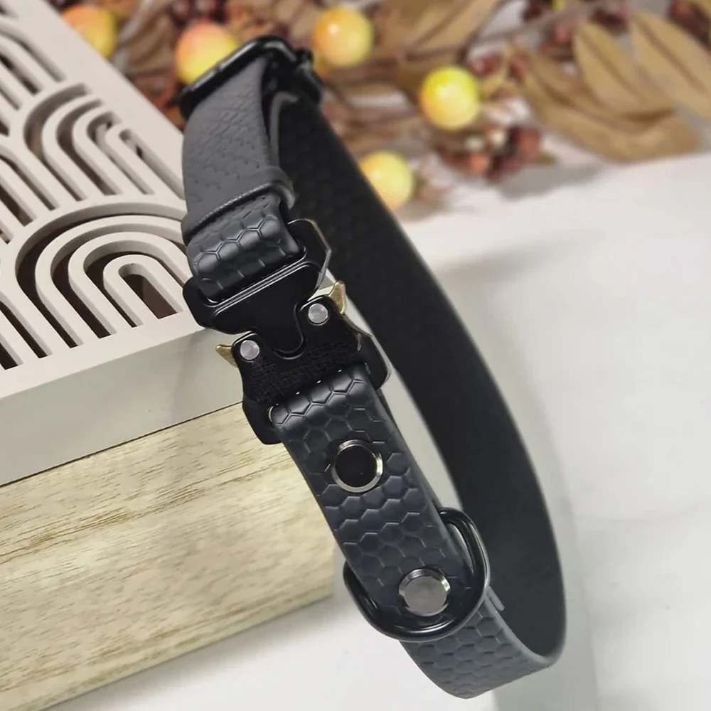 Side Release Buckle HEXA Webbing Dog Collar available in a large size range to make it suitable for all breeds and sizes