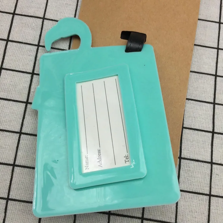 Travel Accessories Luggage Tag Animal Cartoon Silica Gel Suitcase ID Holder Baggage Boarding Tags Portable Label