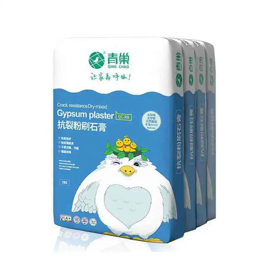 Crack Resistance Dry-mixed Pigment Ceiling Plaster Of Powder Gypsum