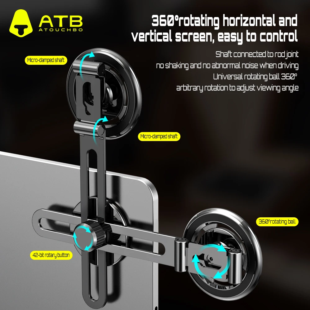 360 Degree Rotation Car Magnetic Phone Mount For Magnetic Magnet Cell Phone Holder For iPhone 15