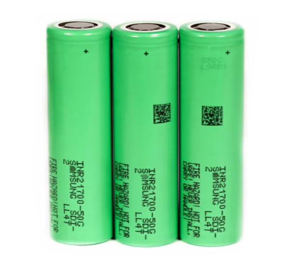 Rechargeable Battery INR21700 50G 21700 5000mAh Battery 3.7 Volt Cell For Power Tool Battery Packs