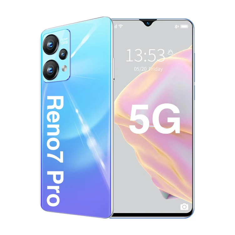 Hot selling Reno7 Pro smartphone 6.8 inch 16+512GB unlocked smart phones dual SIM 10 core android cell phone