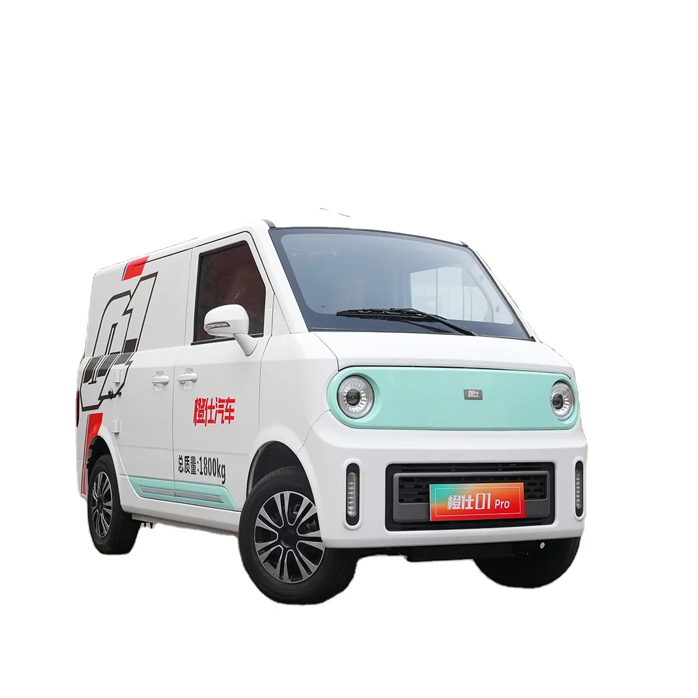 Electric Mini Van Wirh ABS&EBD&A/C for Light Cargo and Express Delivery,30kw peak Power and 145km Mile Range Electric Mini Van