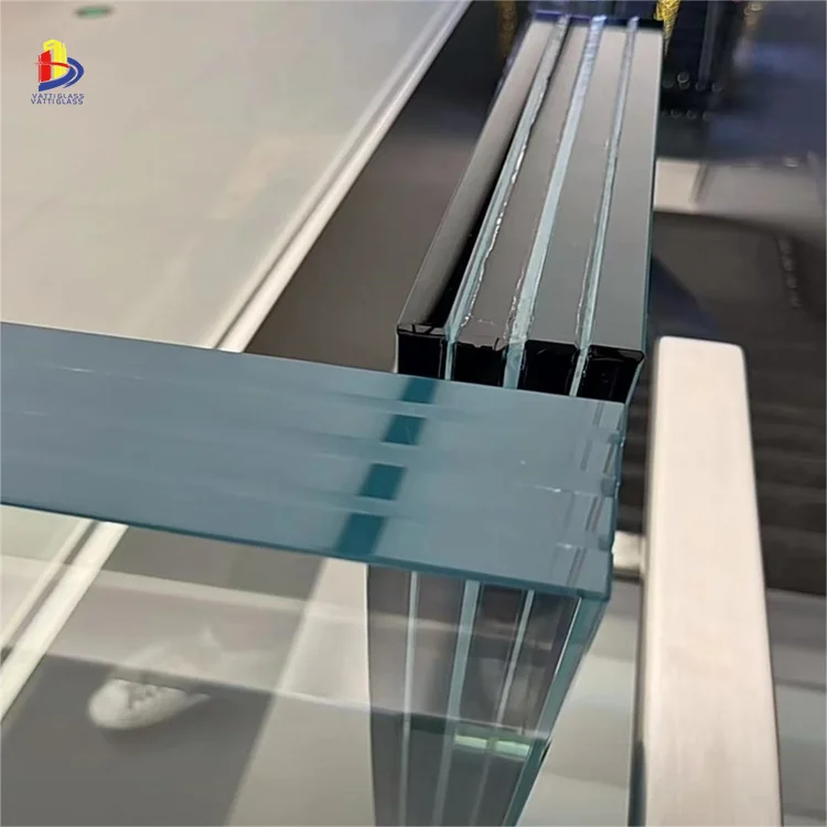 Ultra clear Safety Laminated Glass for Stairs Steps/treads