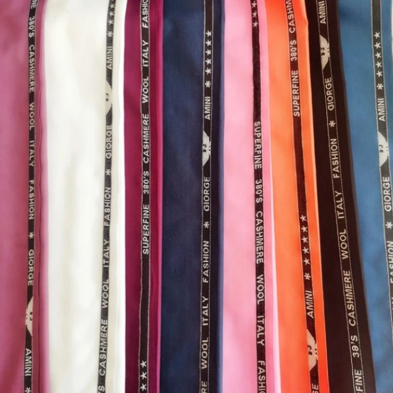 Popular products 2024 viscose nylon fabric woven tergal tr fabric with english selvage for man suit