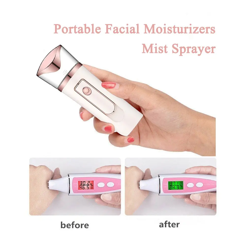 Nano Facial Mister , Atomization Facial Humectant Steamer With Portable USB for Skin Care