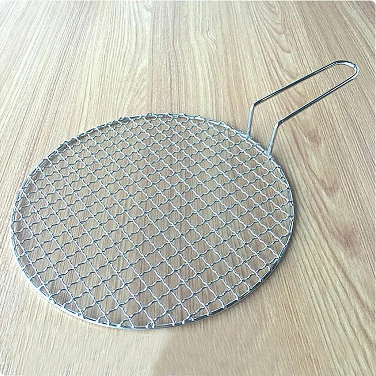 Stainless Steel Cross Wire Round Steaming Cooling Barbecue Racks/Grills/Pan Grate/Carbon Baking Net