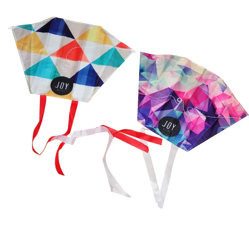 Customized  Foldable easy carry polyester cartoon mini pocket  Kite for kids