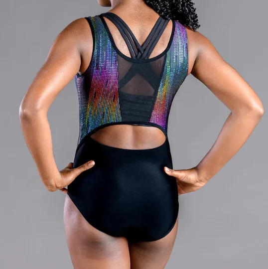 2025 Hot sales Rhythmic artistic leotards Dance Wear For Performance Girls Gymnastics Leotards with rhinestones