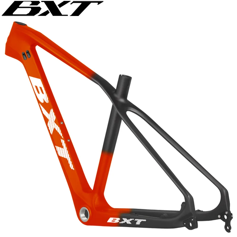 BXT factory price 27.5er T1000 Carbon Fiber Carbon Mountain Bike Frame BSA Disc Brake Super Light Thru Axle MTB Bicycle Frames