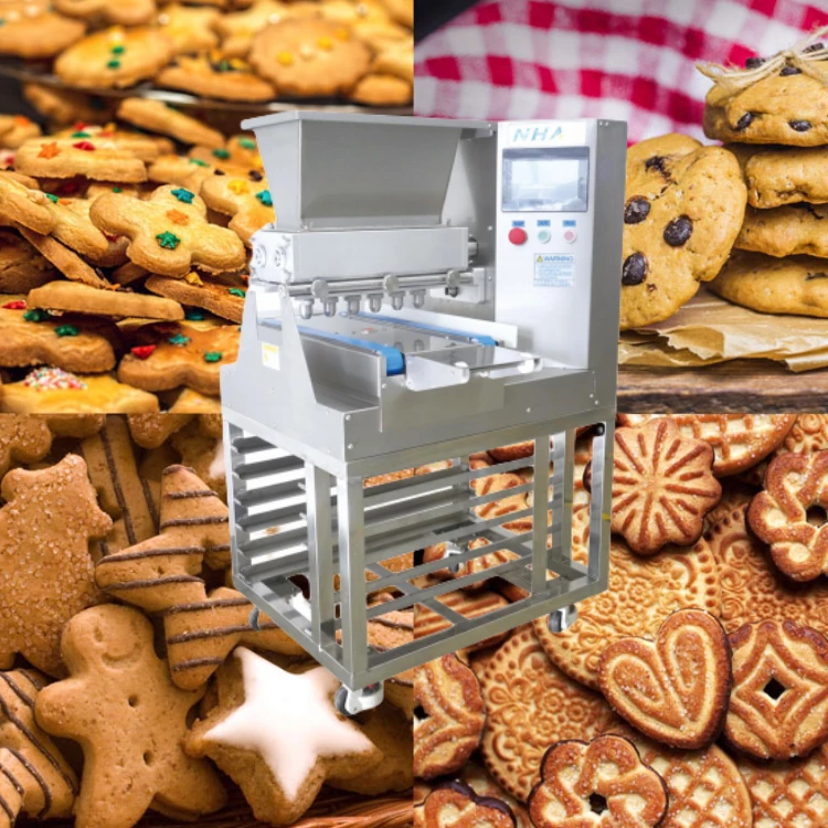 Stainless steel Full Automatic small Biscuit Cookies Machine mini Cookie Depositor Machine