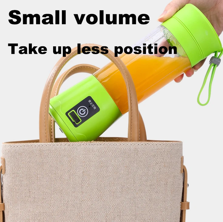 
JB-4301 Portable blender for juices and smoothies (400 ml), with battery and USB connection 