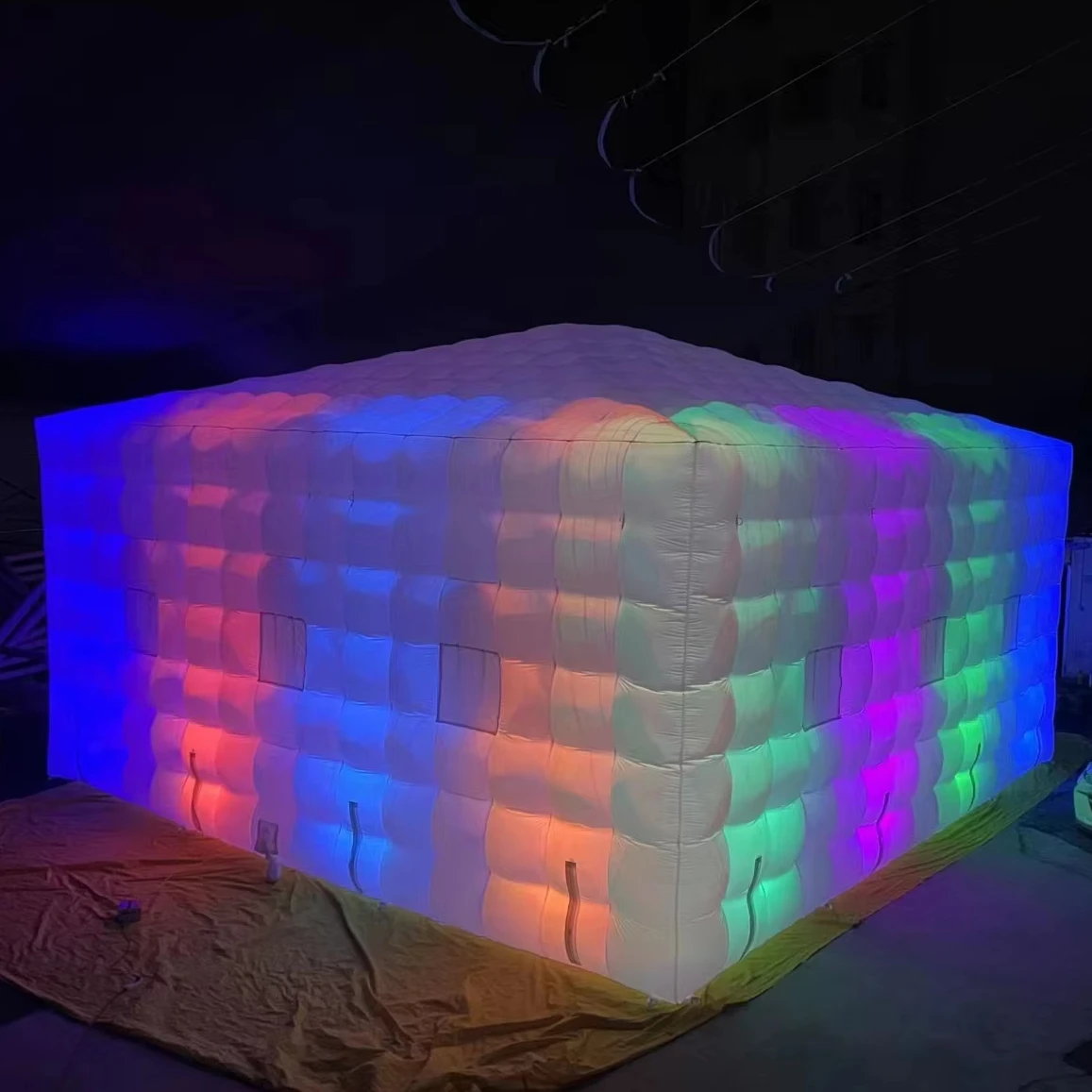 Lighting inflatable party  LED air dome event tent for outdoor