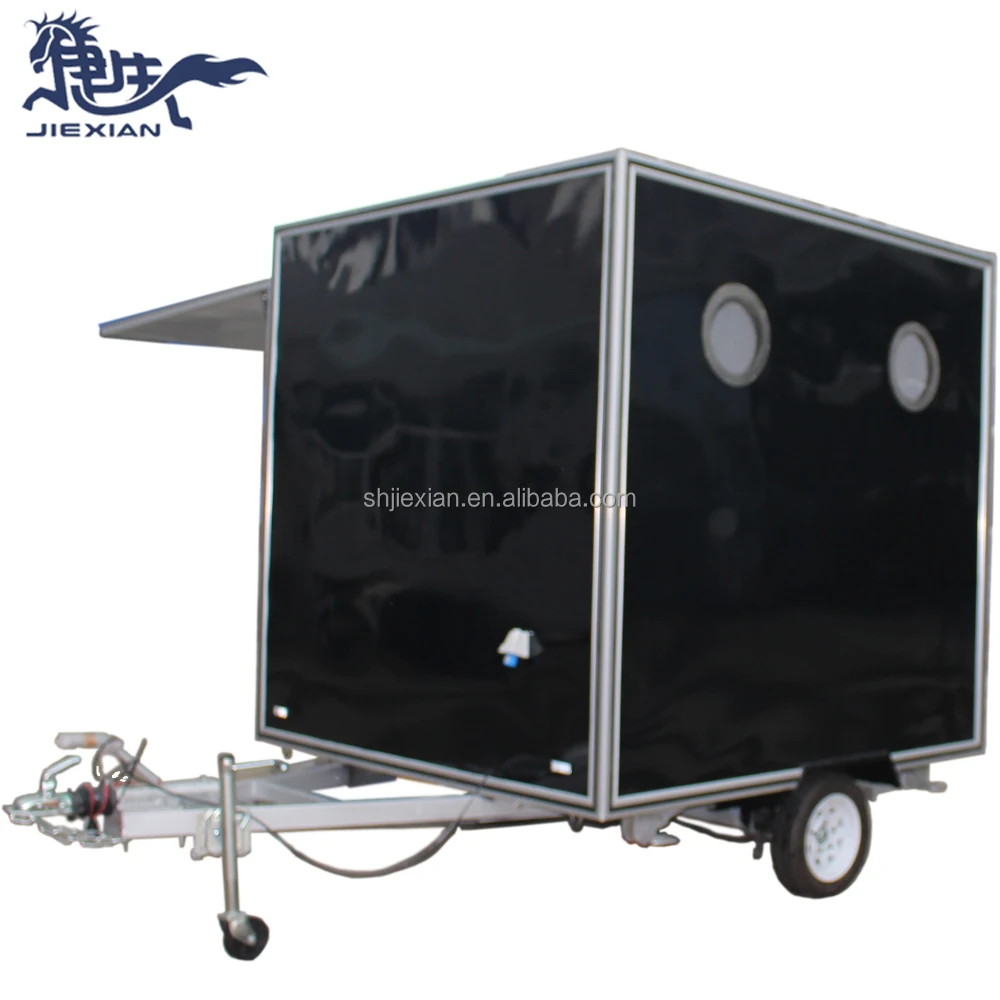 JX-FS230 Customized Foldable Mobile Shop Truck Phone Accessories Station mobile retail store trailer