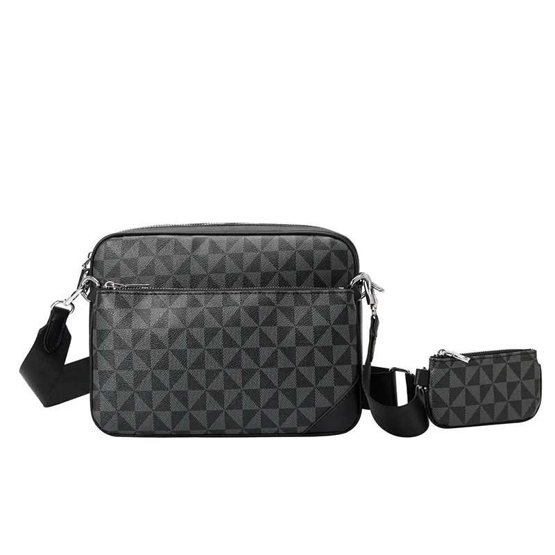Multi-Functional Fashion Women Pu Leather Shoulder Bag Large Capacity Custom Printing Pattern 3 In 1 Combination Crossbody Bag F