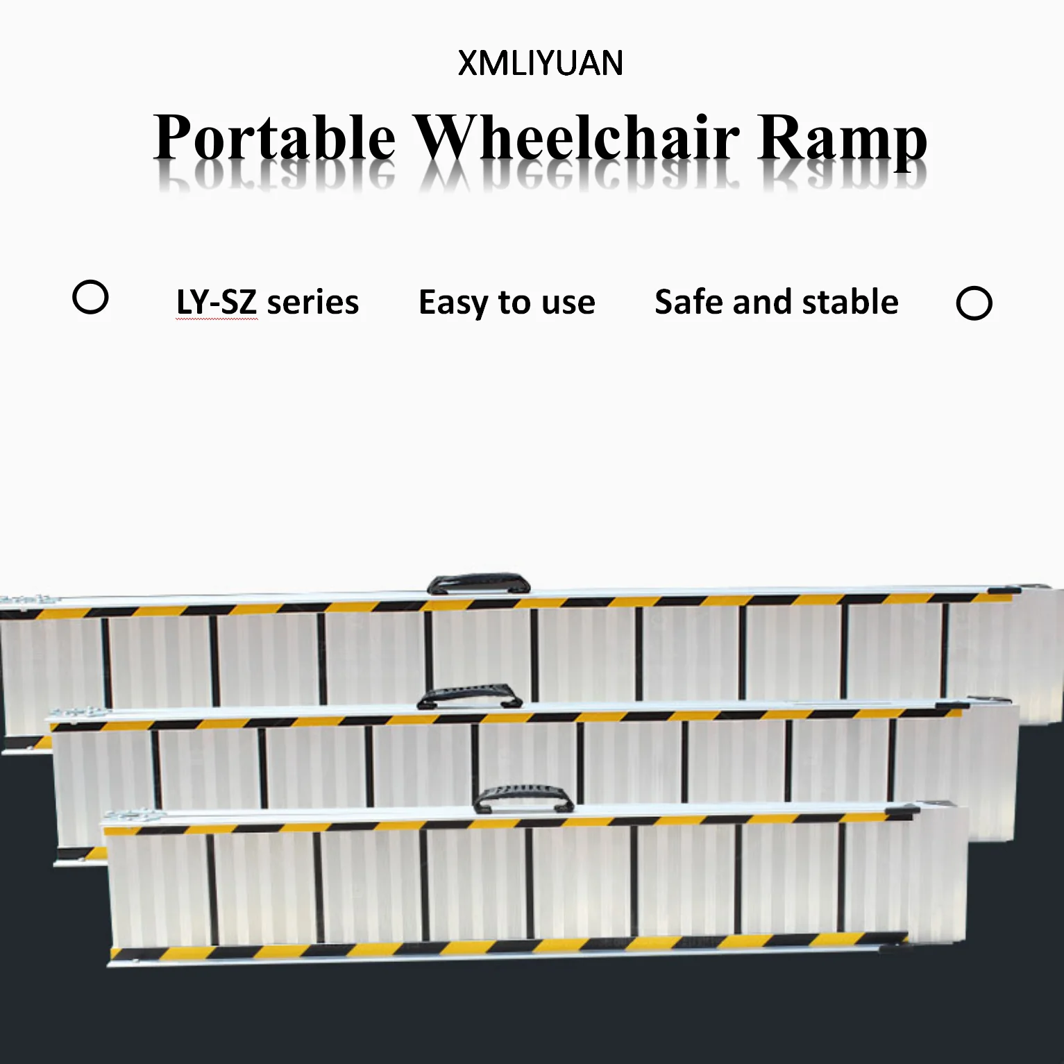Removable disabled wheelchair ramps rehabilitation therapy supplies for home