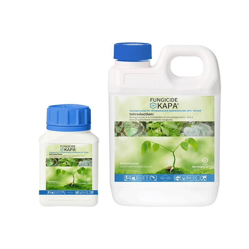 compound systemic  fungicide Kasugamycin 2% + Propamocarb hydrochloride 28% AS with long duration effect