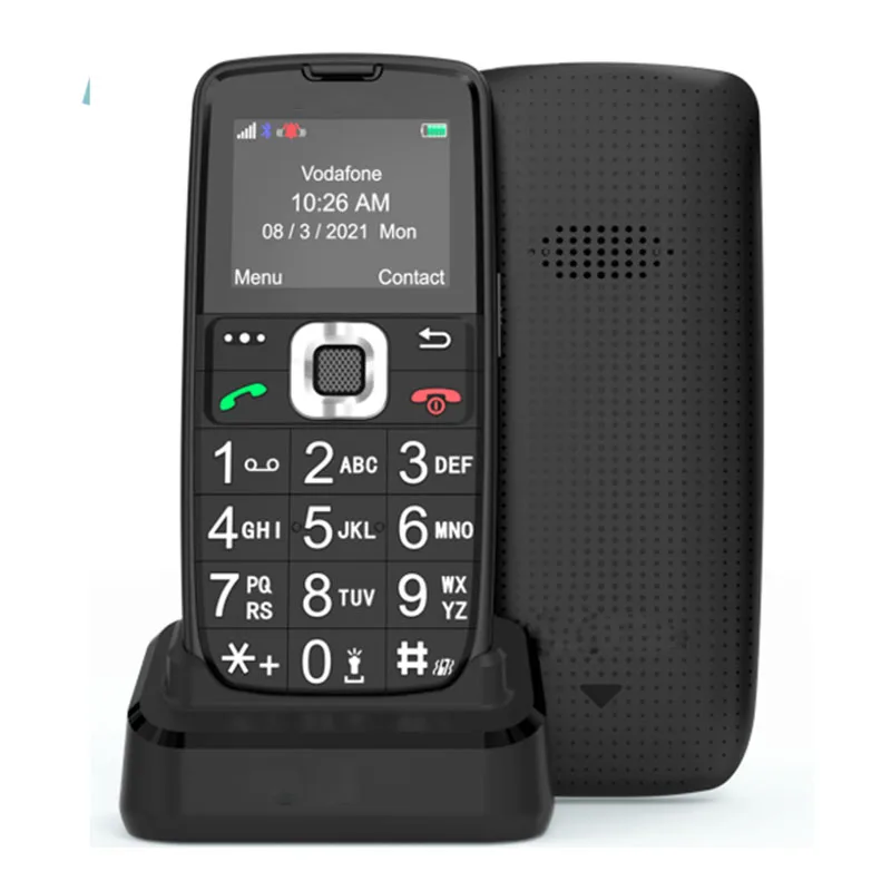 OEM 1.7 inch Small Size Big Button High Sound  4G elderly mobile phone Large Button Basic phone LTE Senior phone