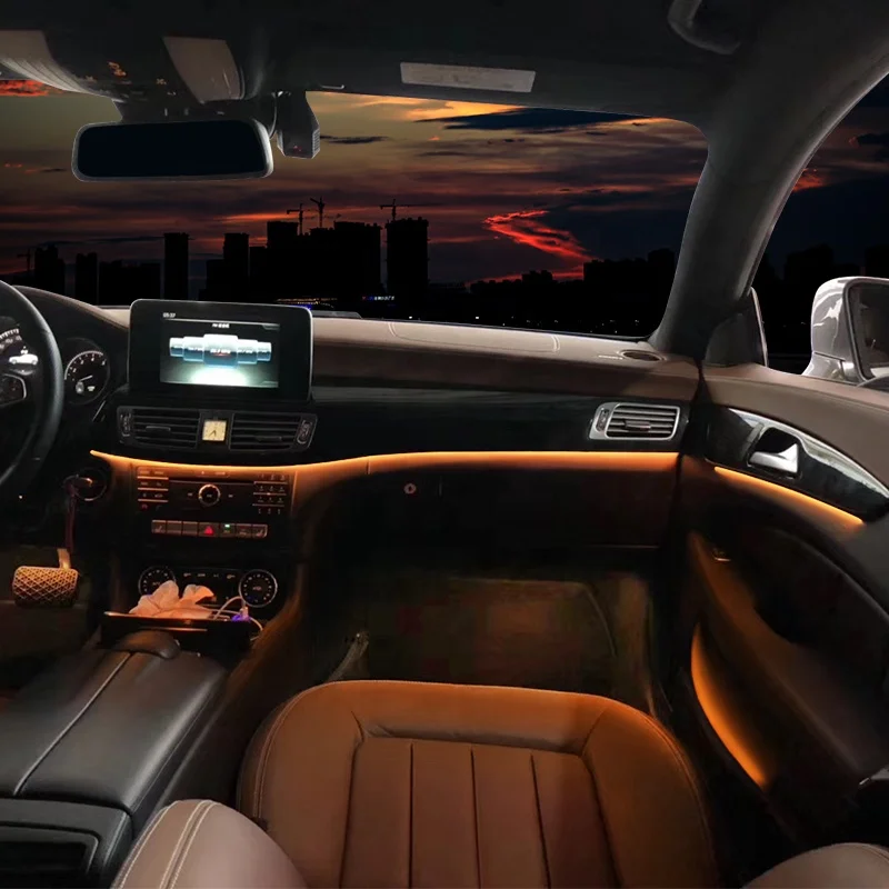 Top Quality Auto Lighting System Car Accessories Interior Decorate Atmosphere Light For Mercedes Benz CLS W218 Kit