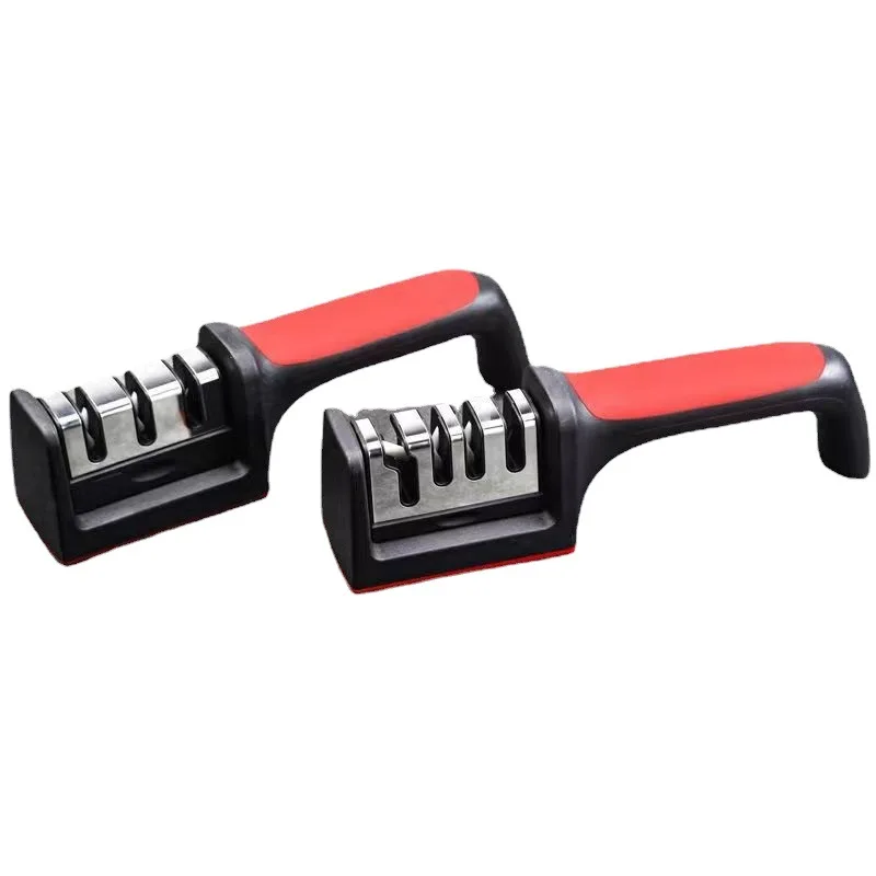 Handheld Multi-Function Kitchen Accessory Gadget 3 Stage Quick Knife Scissors Sharpener New Low Price Tool Machine