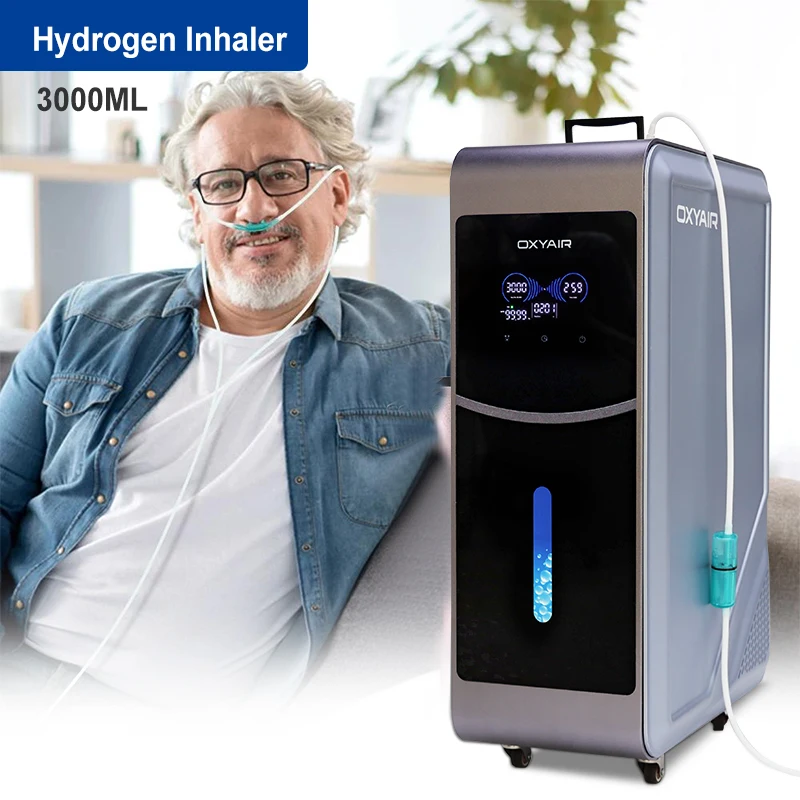 PEM Browns Gas Machine Molecular Hydrogen Breathing Machine Hydrogen Water Generator 3000ml Hydrogen Generator for Inhalation