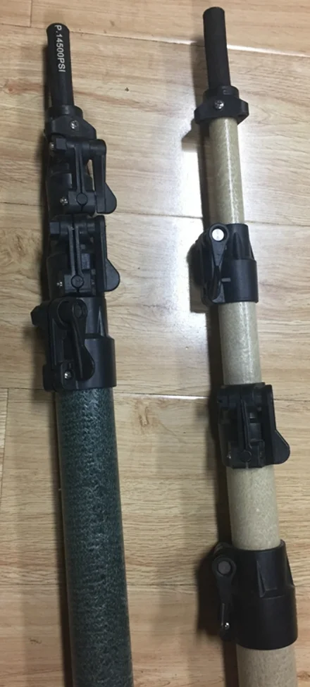 Telescopic pole camouflage net support pole fiberglass material pole