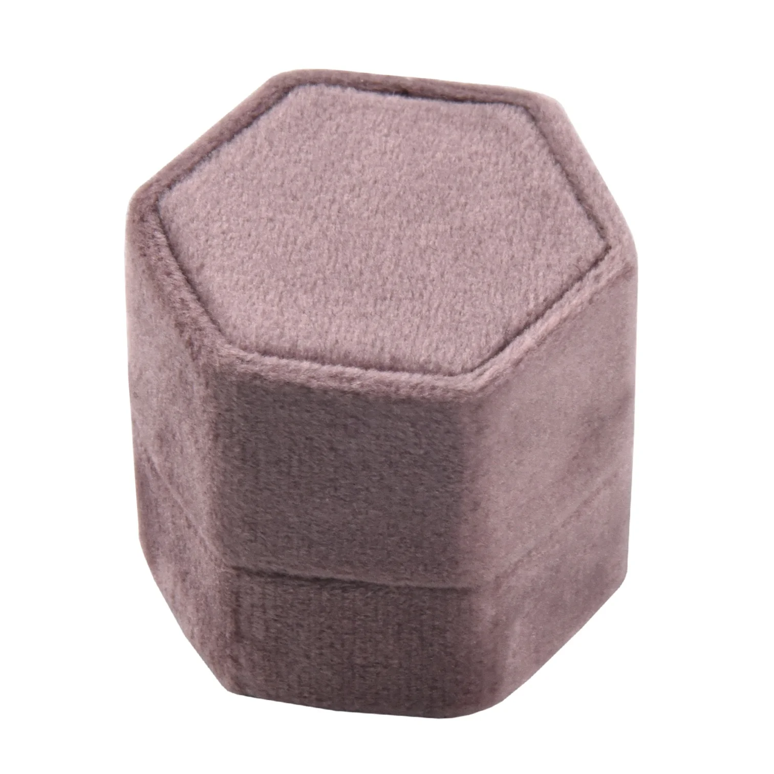 Custom square velvet material engagement ring box antique ring box with logo