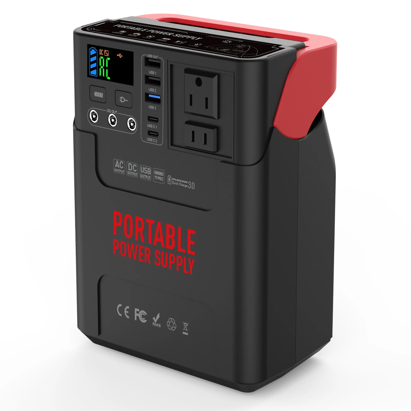 100w 200w 300w 400w 450w Solar Generator 60000mAh Power Outdoors 100W Portable Power Gasoline Generator