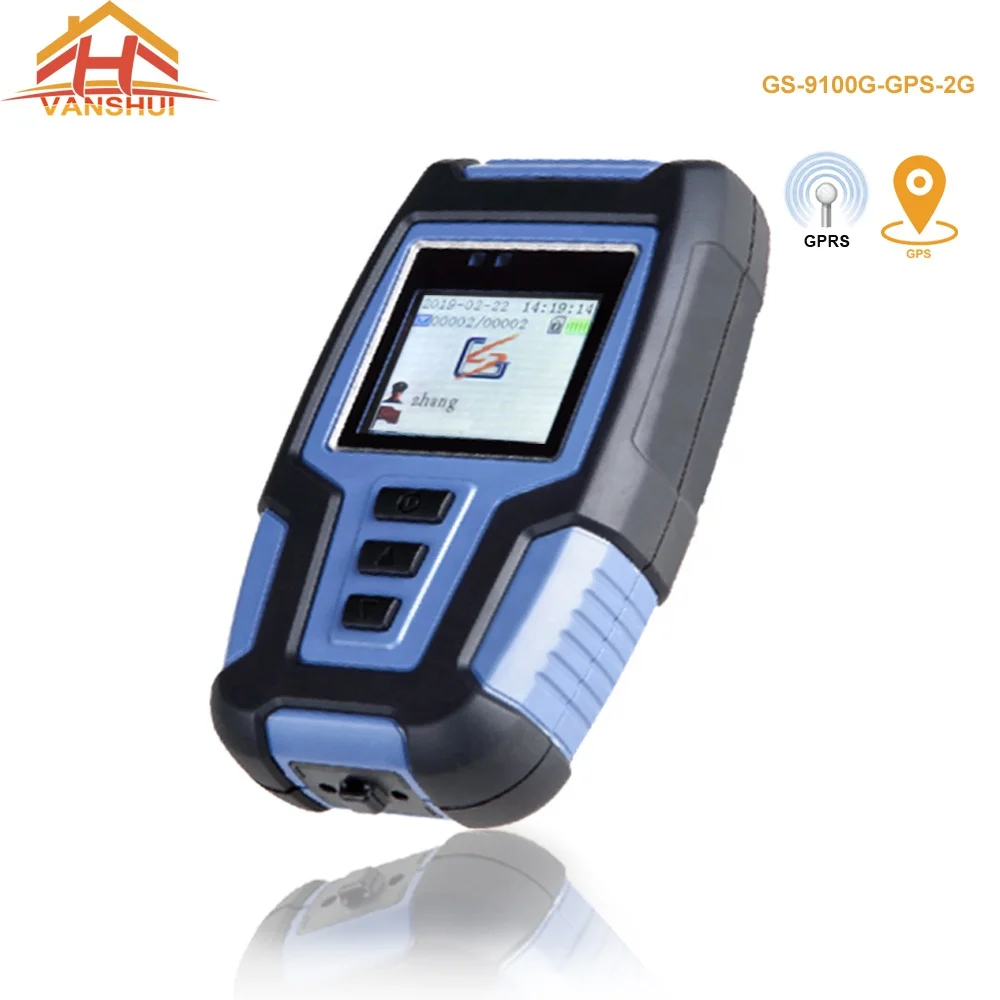 
Wireless GPRS and GPS Communication Fingerprint Smart Card Guard Tour Patrol System IP68 Waterproof (GS-9100-GPS-2G) 
