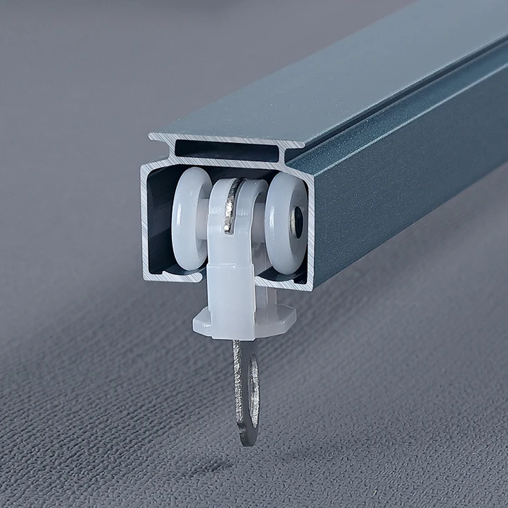 Wholesale Best Price Curtain Rod Ceiling Mount Curtain Rods With Strong Gliders Curtain Rail Track