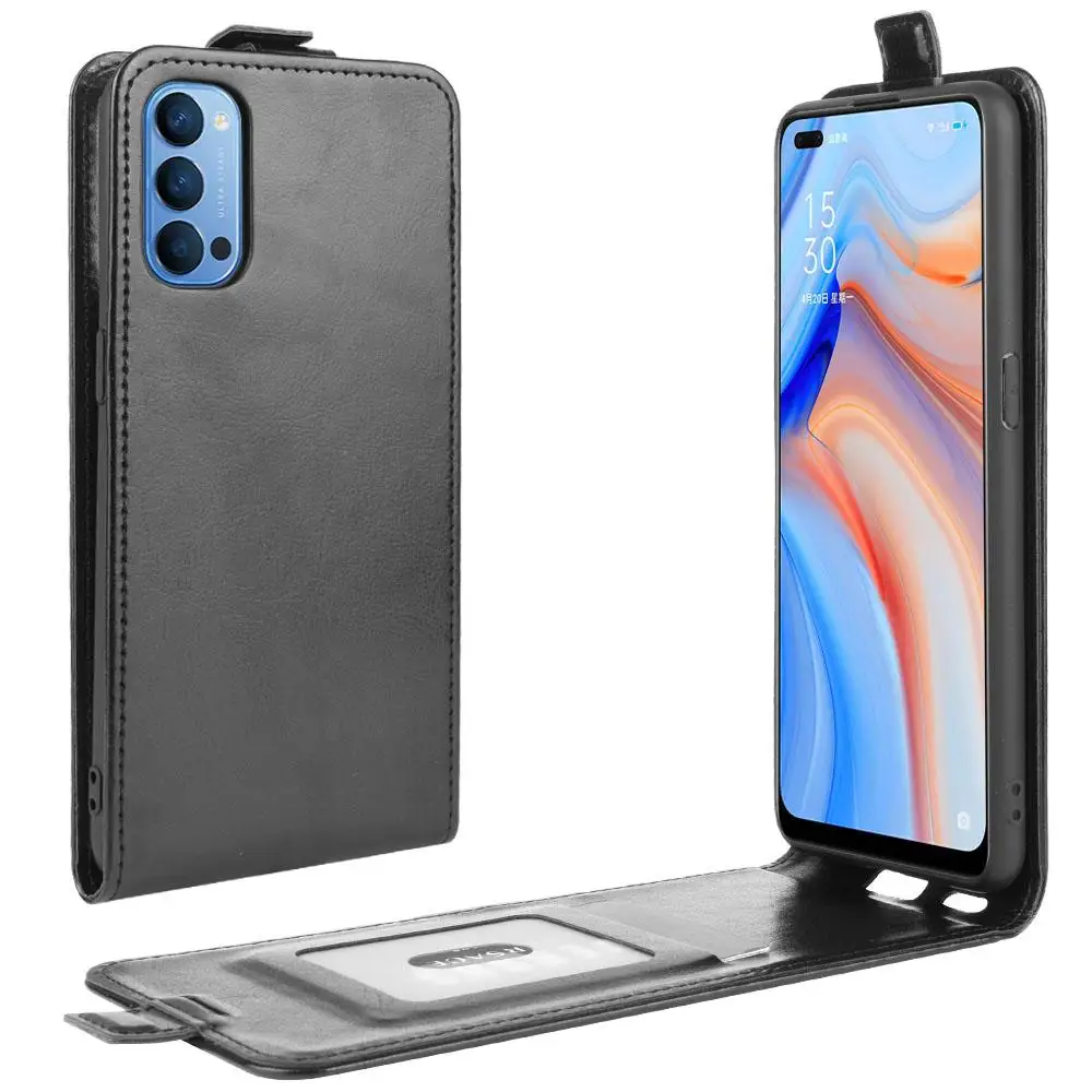 
 Чехол для OPPO Reno4 5G, чехол для мобильного телефона OPPO Reno 4 5G, кожаный чехол для мобильного телефона, чехол для книги, чехол с подставкой, магнитный силиконовый чехол из ТПУ  