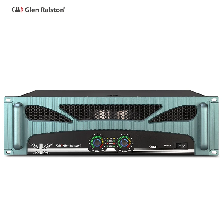 Glen Ralston Cheap factory price K460 class H 1800 watts 2 channels professional power amplifier