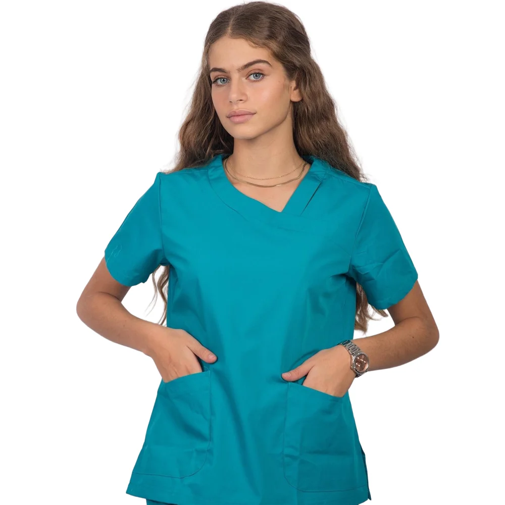 New Style Unisex Hospital Scrubs Comfortable and Reusable Nurse Uniform Designed for Optimal Softness OEM Model Available