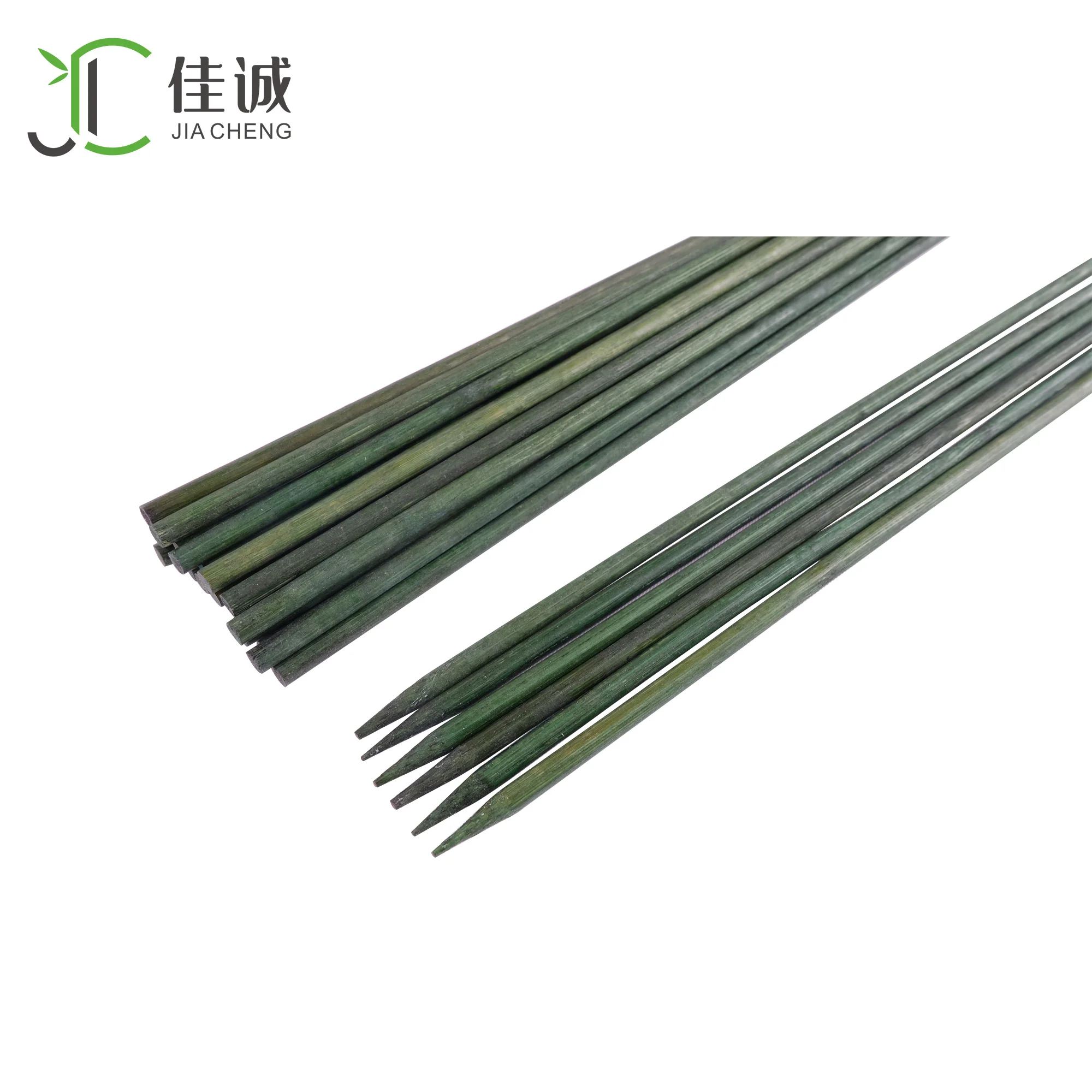 
green long paint plant bamboo flower stick for garden 