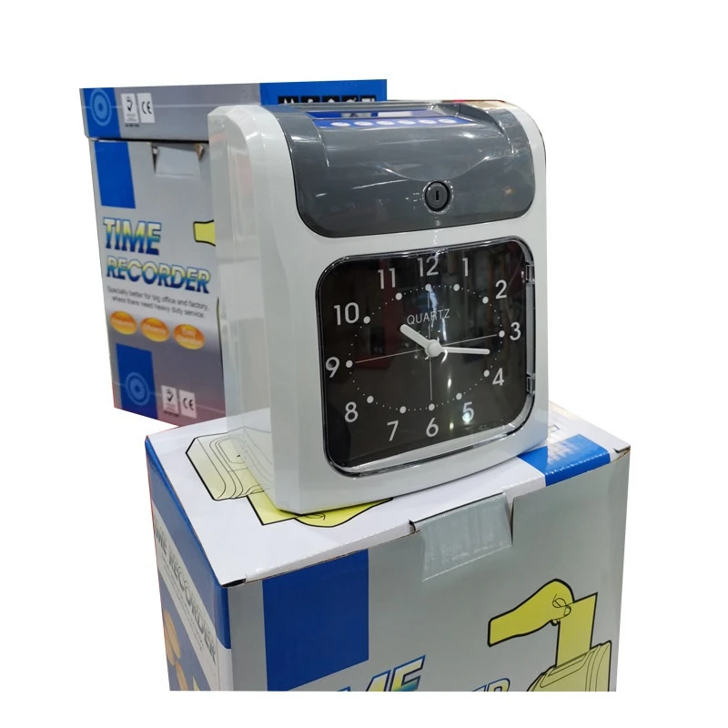 GL820 clock in machine dual color printing date attendance machine foreign trade English clock in wholesale