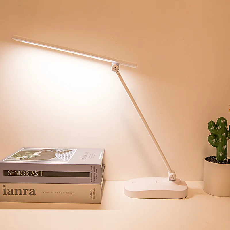 Заводская дешевая цена Настольные светильники Usb зарядка Складные светодиодные фонари студенческое чтение спальня прикроватная лампа