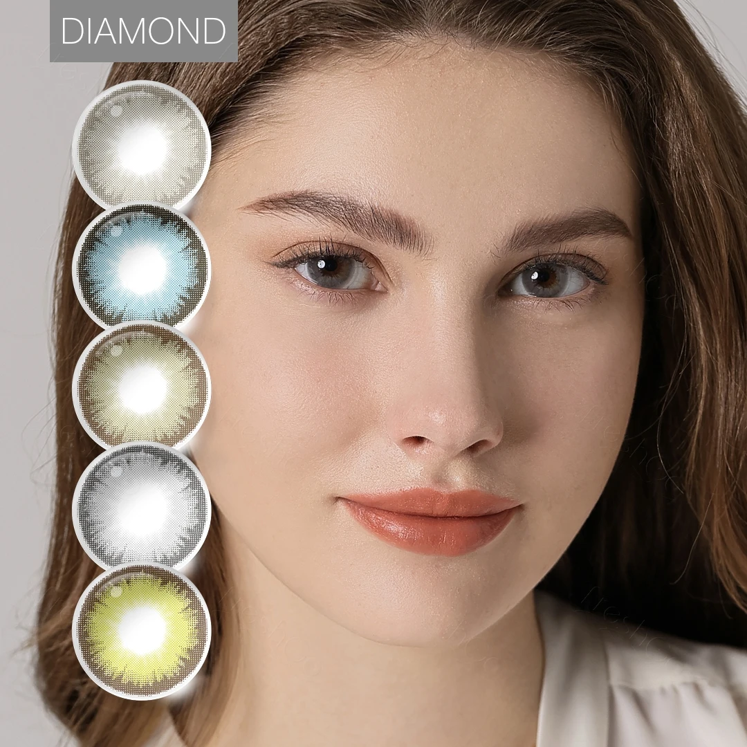 Free shipping Hot selling freshgo soft bella colored contacts 1 year charming eye contacts DIAMOND wholesale contact lenses