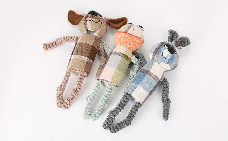 Лидер продаж на Amazon, мягкая игрушка в виде собаки, забавная игрушка в виде собаки, жевательные игрушки для домашних животных