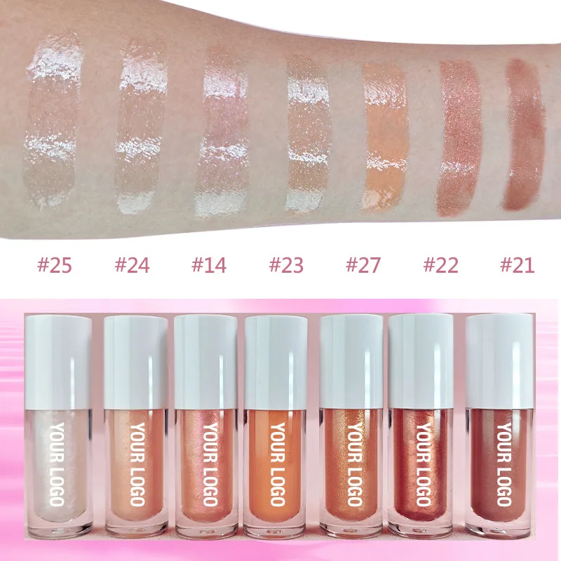 glitter lip gloss private label lip gloss bulk lip gloss makeup