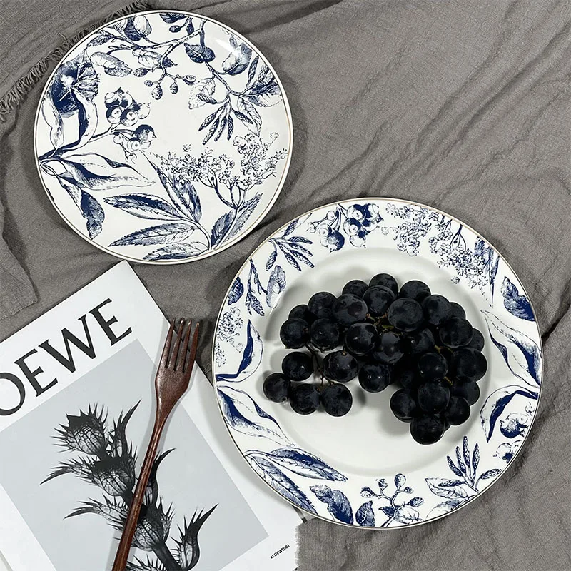 2022 Customized New Design French Tableware Hot selling Dinner Plate