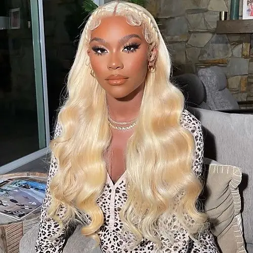 RXHAIR 613 Glueless Body Wave Transparent Lace Front Brazilian Hair Wig Raw Hair Braided Human Hair Wigs And Weaves