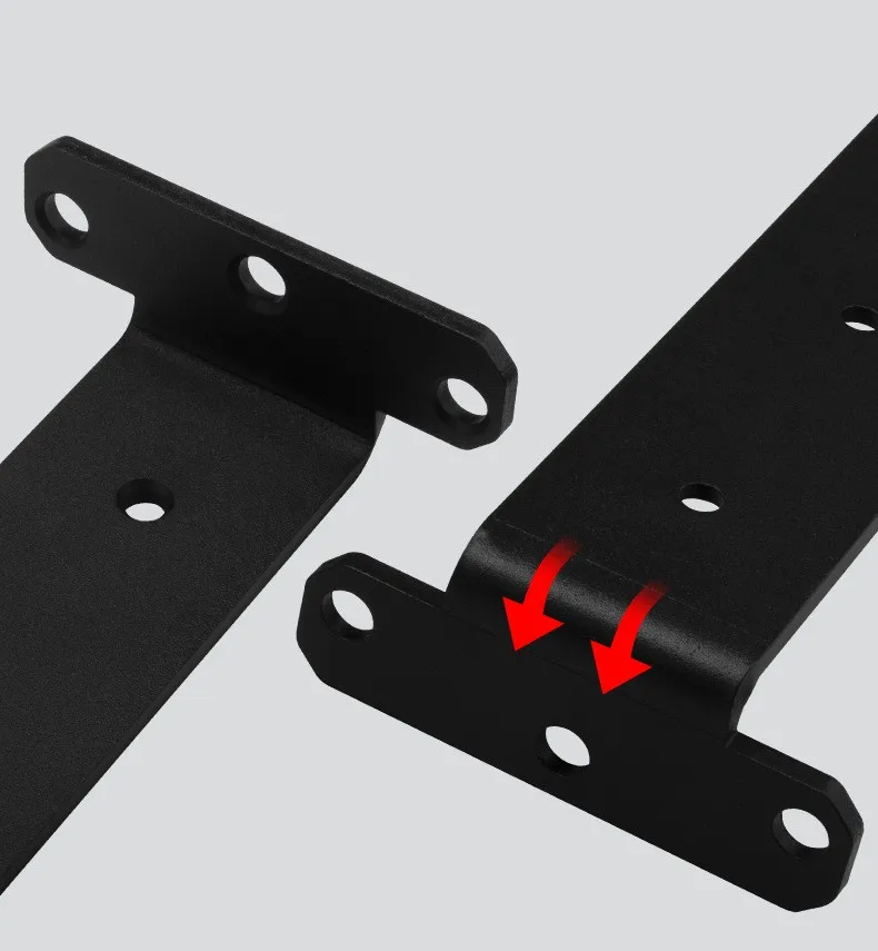 Heavy Duty Cast Iron Metal Industrial Black Floating Shelf Bracket Hardware Supports Hidden Invisible L Shelves Brackets