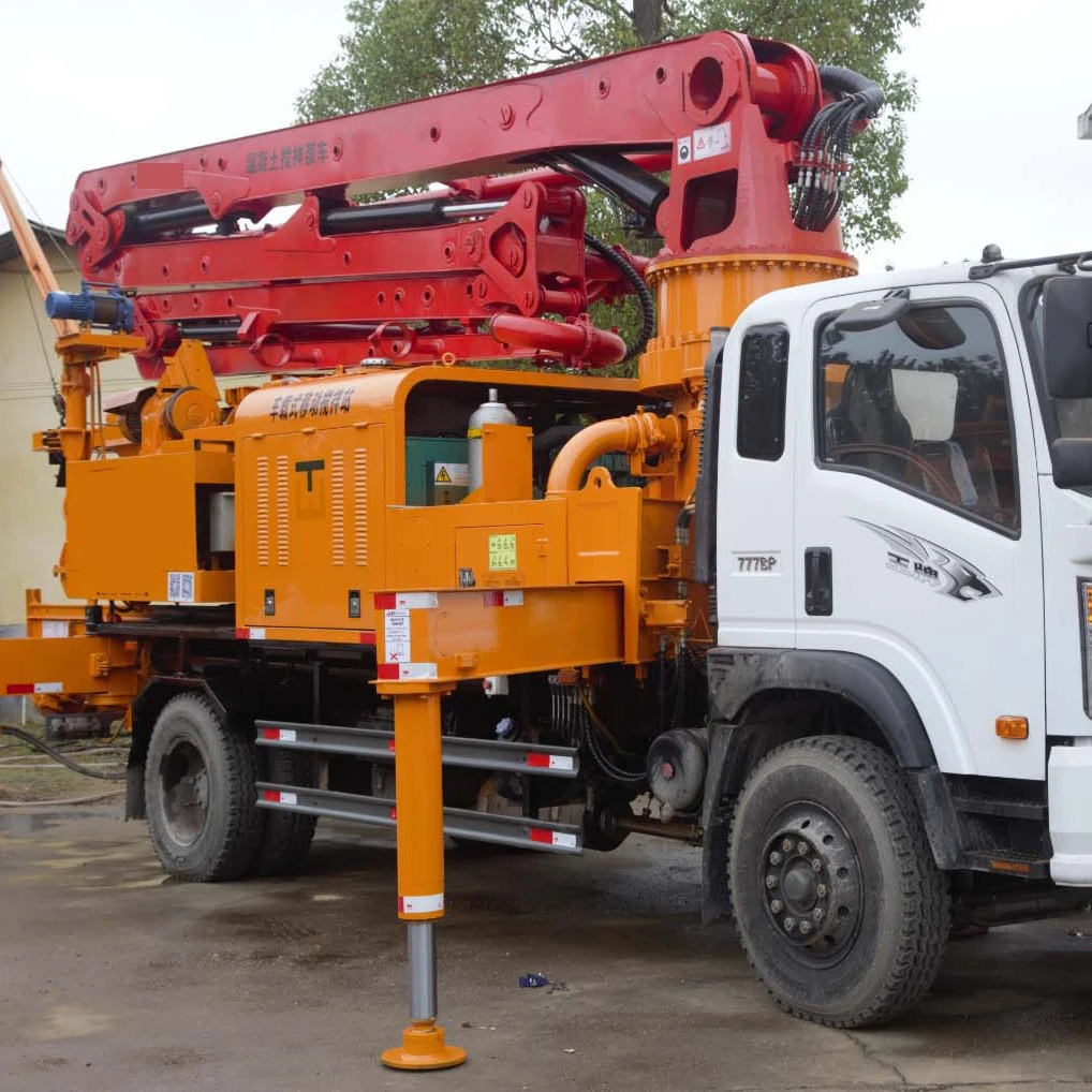 Realtop Concrete Machine Truck Mounted Boom Pump Mixer BPM-28