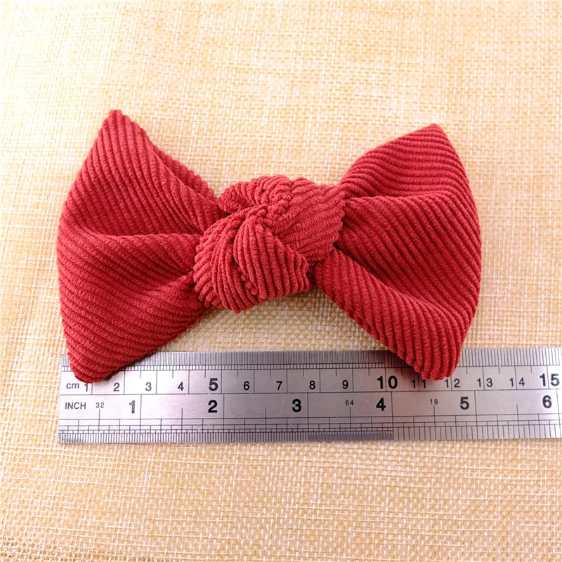 Large Corduroy Velvet Bow Hair Clips Barrettes Hairpins Hair Accessories for Girls Women Headwear Big Hair Bows